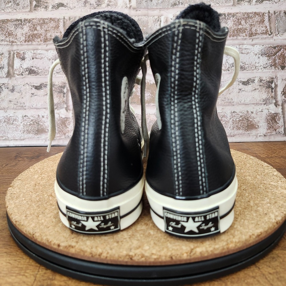 Converse Chuck Leather 70 Sherpa Lined Hi- Top Shoes Unisex M7/W9 - Picture 14 of 14